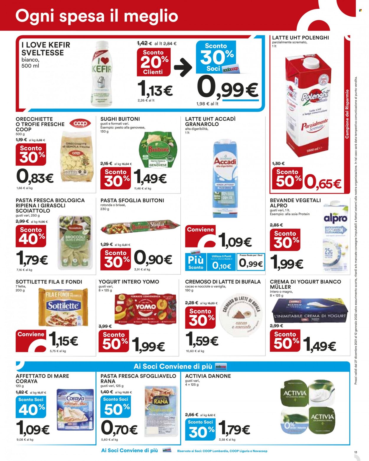 Volantino Coop - 27/12/2021 - 12/1/2022. Pagina 13