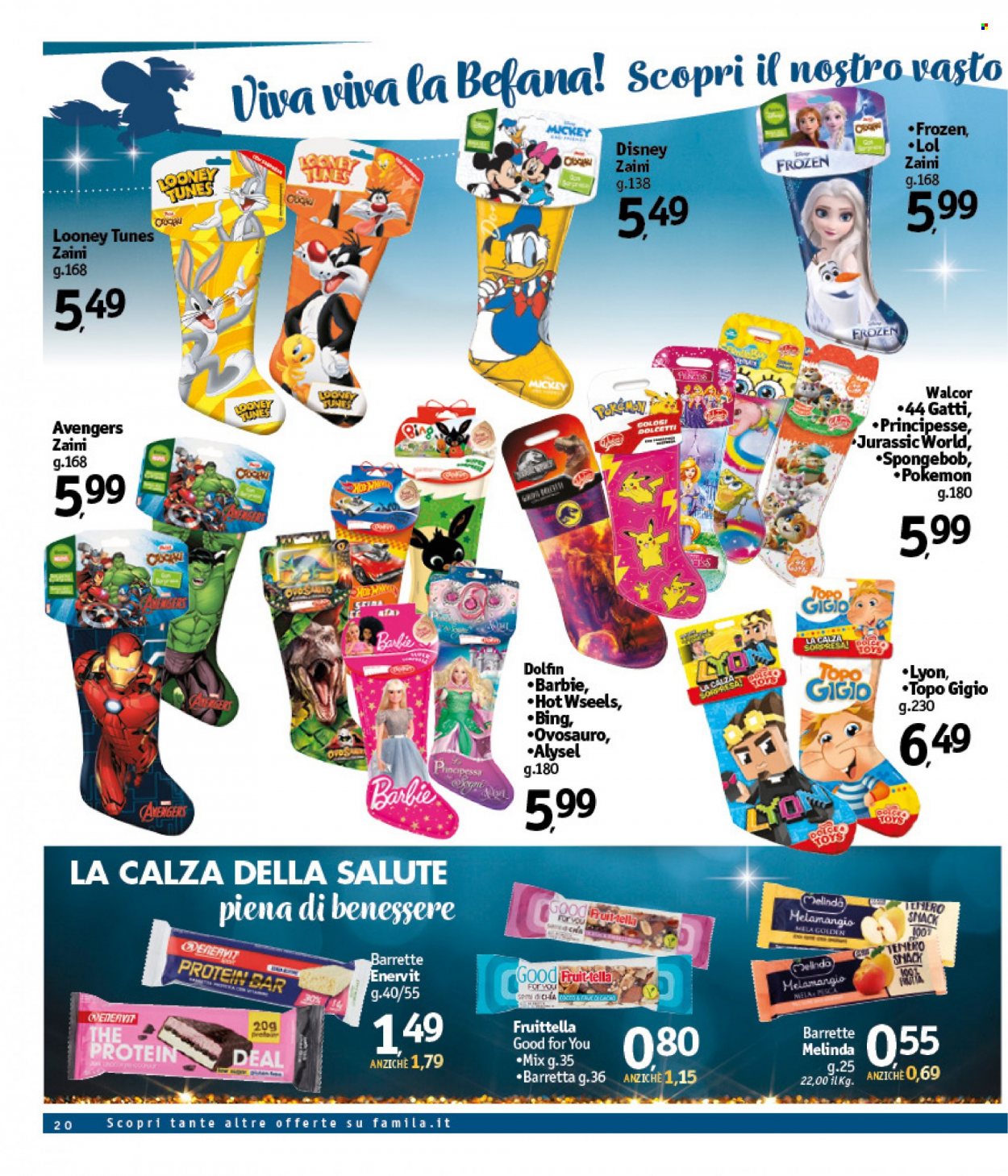 Volantino Famila - 29/12/2021 - 6/1/2022. Pagina 20
