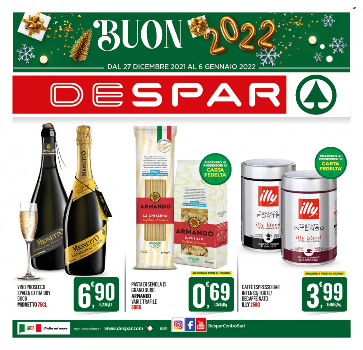 Volantino Despar - 27/12/2021 - 6/1/2022. Pagina 1
