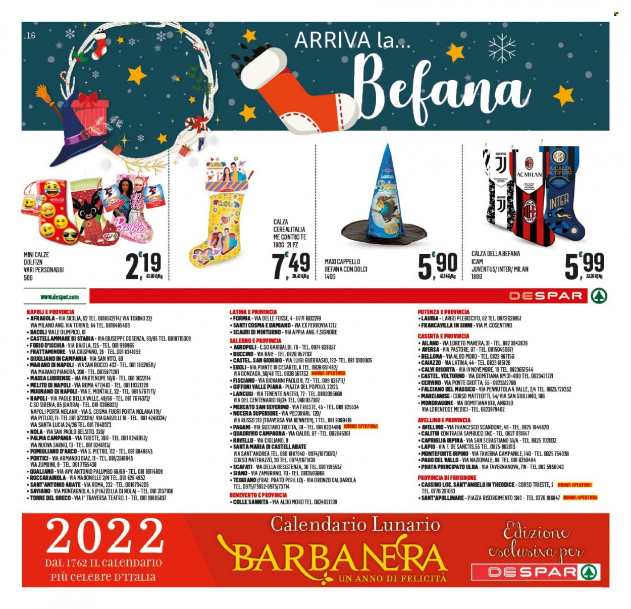 Volantino Despar - 27/12/2021 - 6/1/2022. Pagina 16