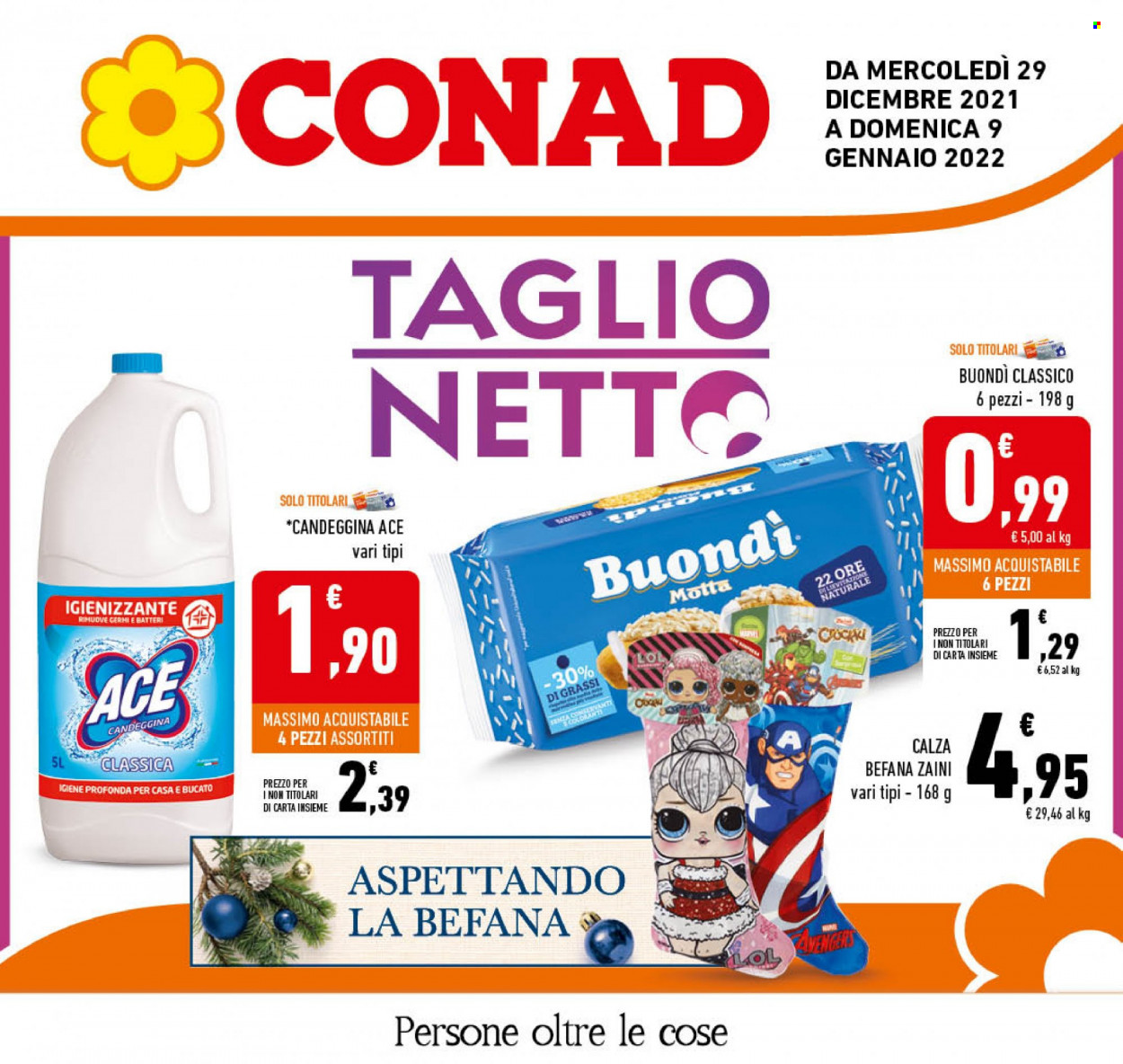 Volantino Conad - 29/12/2021 - 9/1/2022. Pagina 1