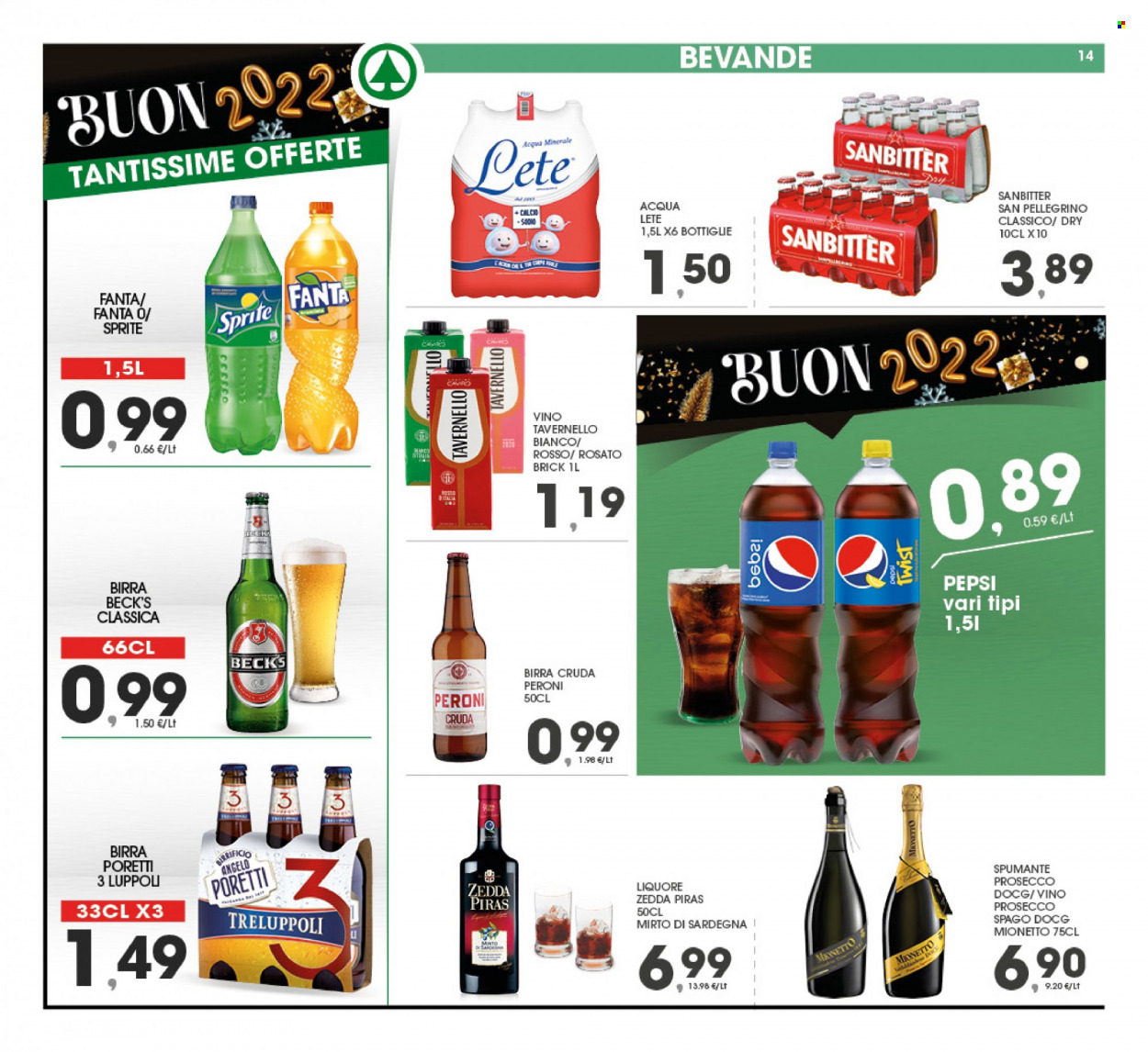 Volantino Eurospar - 27/12/2021 - 6/1/2022. Pagina 14