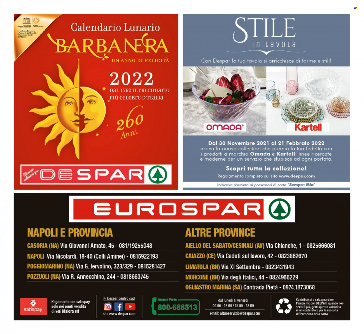Volantino Eurospar - 27/12/2021 - 6/1/2022. Pagina 20
