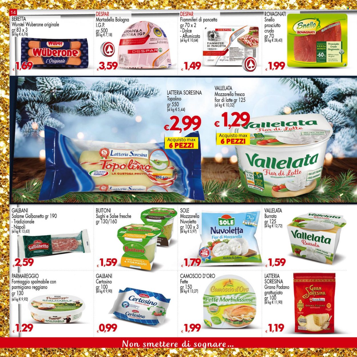 Volantino Eurospar - 28/12/2021 - 6/1/2022. Pagina 14