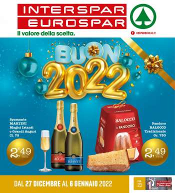 Volantino Eurospar - 27/12/2021 - 6/1/2022.