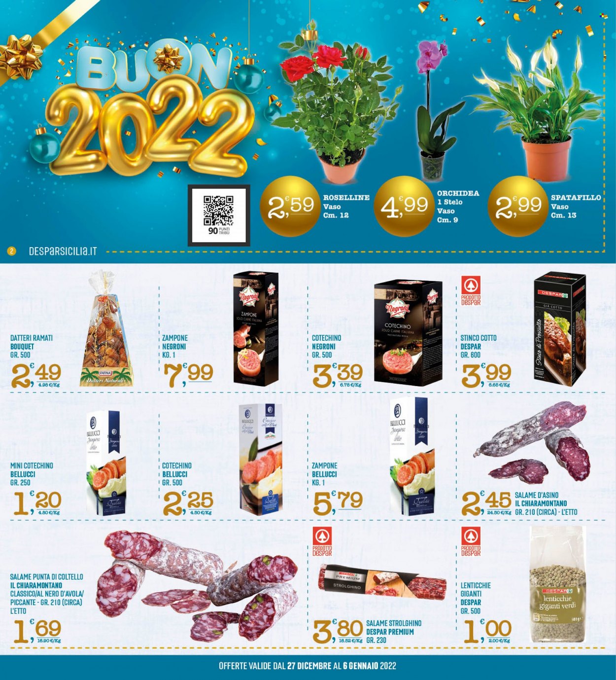 Volantino Eurospar - 27/12/2021 - 6/1/2022. Pagina 2