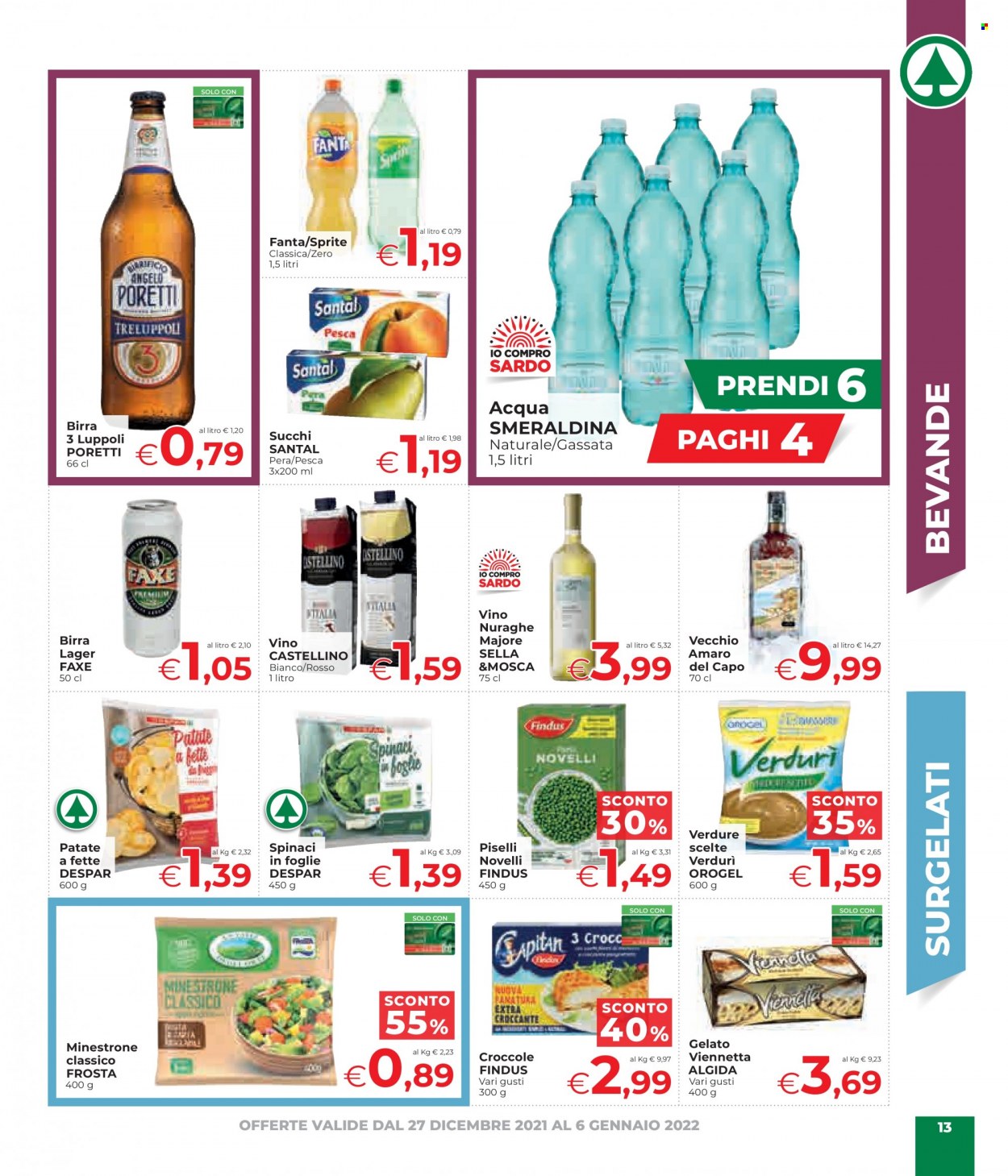 Volantino Eurospar - 27/12/2021 - 6/1/2022. Pagina 13