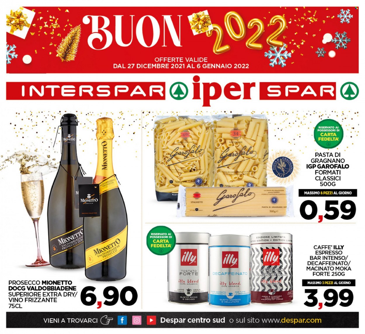 Volantino Interspar - 27/12/2021 - 6/1/2022. Pagina 1