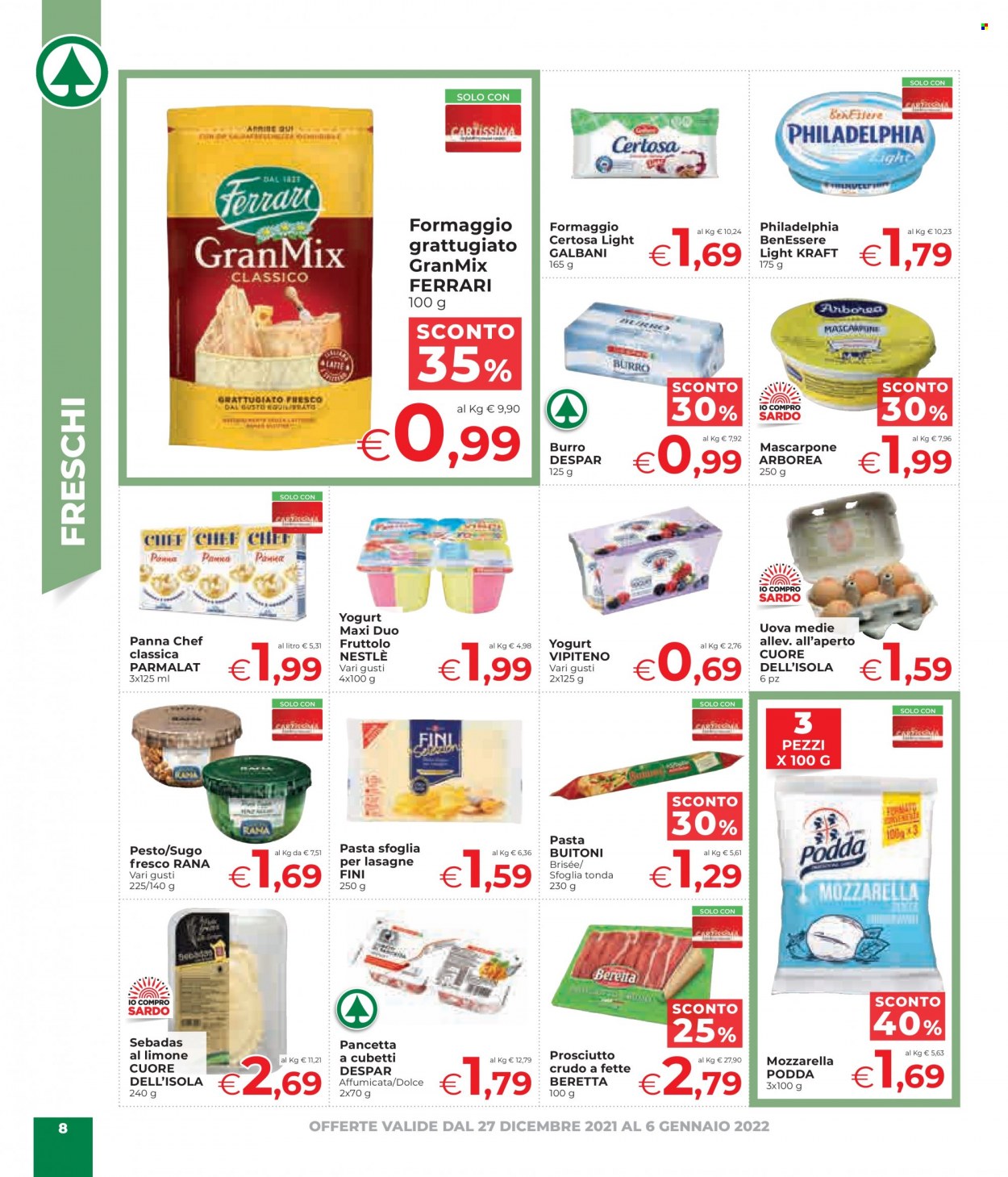 Volantino Eurospar - 27/12/2021 - 6/1/2022. Pagina 8