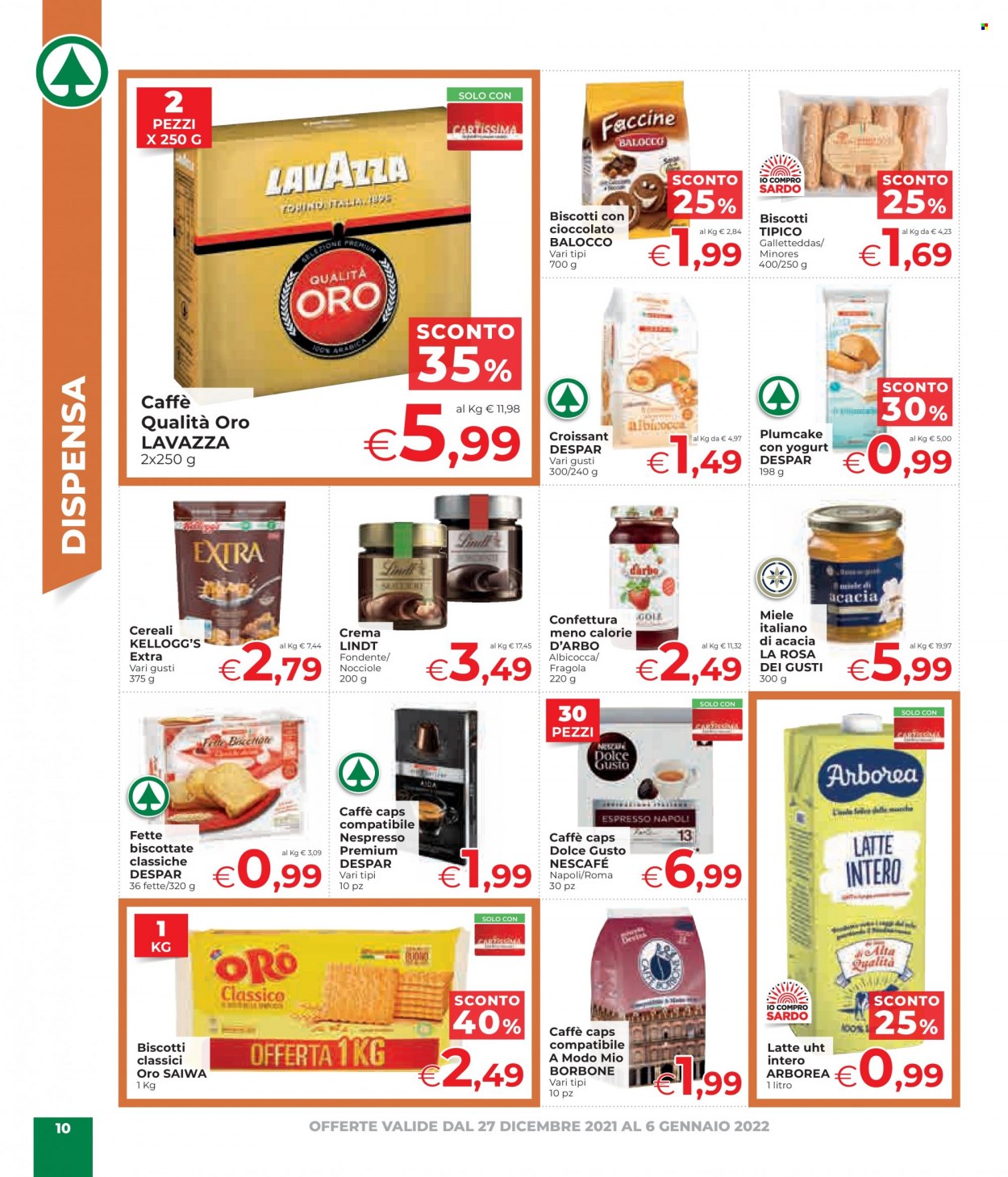 Volantino Eurospar - 27/12/2021 - 6/1/2022. Pagina 10