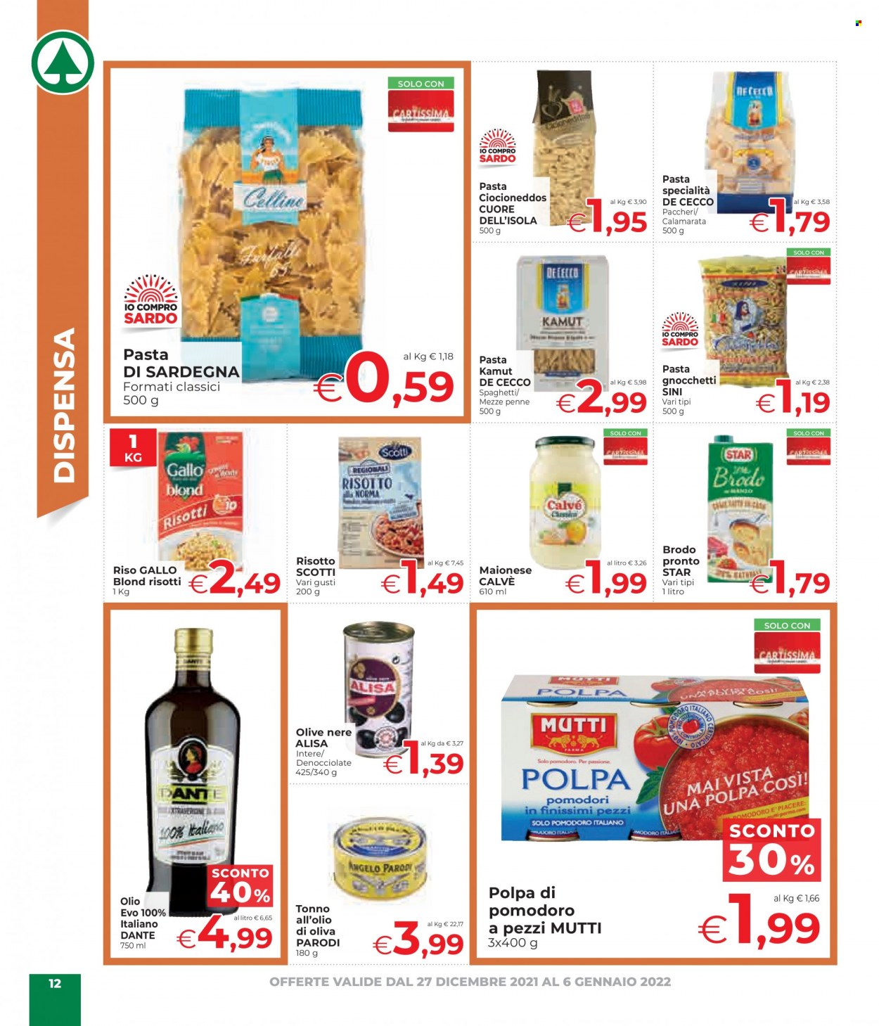 Volantino Eurospar - 27/12/2021 - 6/1/2022. Pagina 12