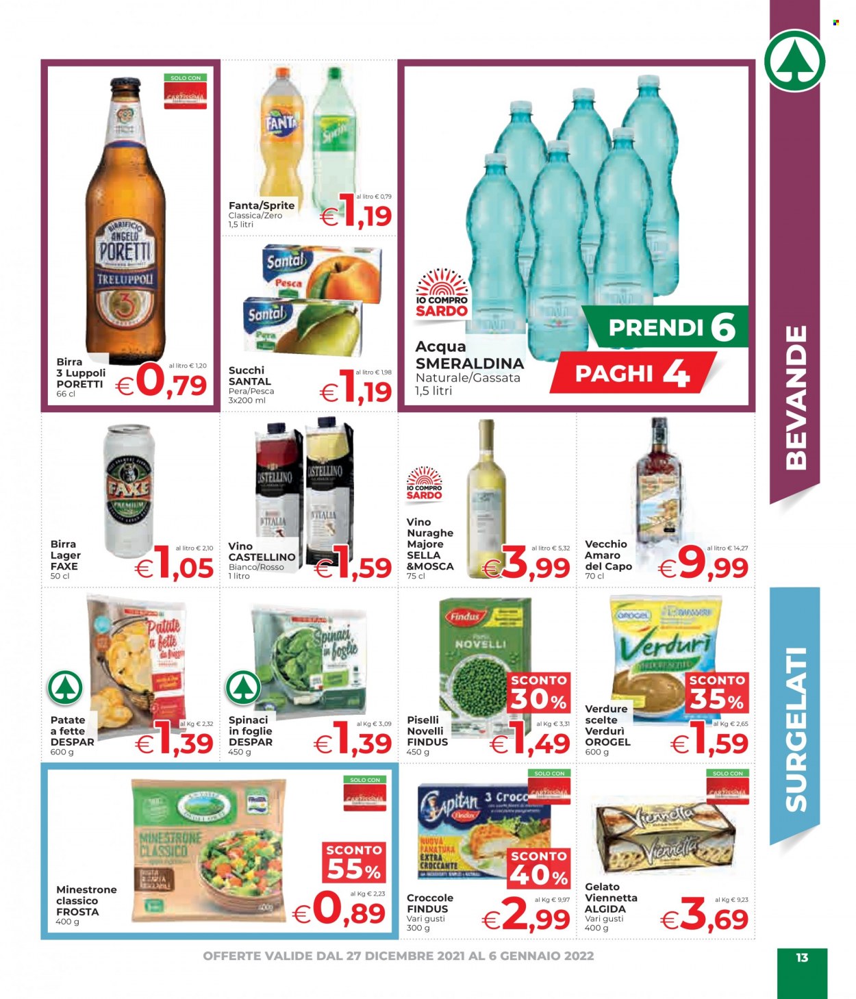 Volantino Eurospar - 27/12/2021 - 6/1/2022. Pagina 13