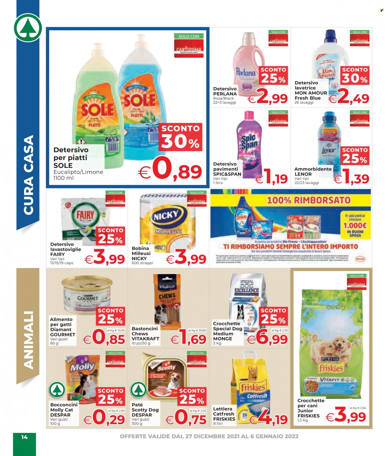 Volantino Eurospar - 27/12/2021 - 6/1/2022. Pagina 14