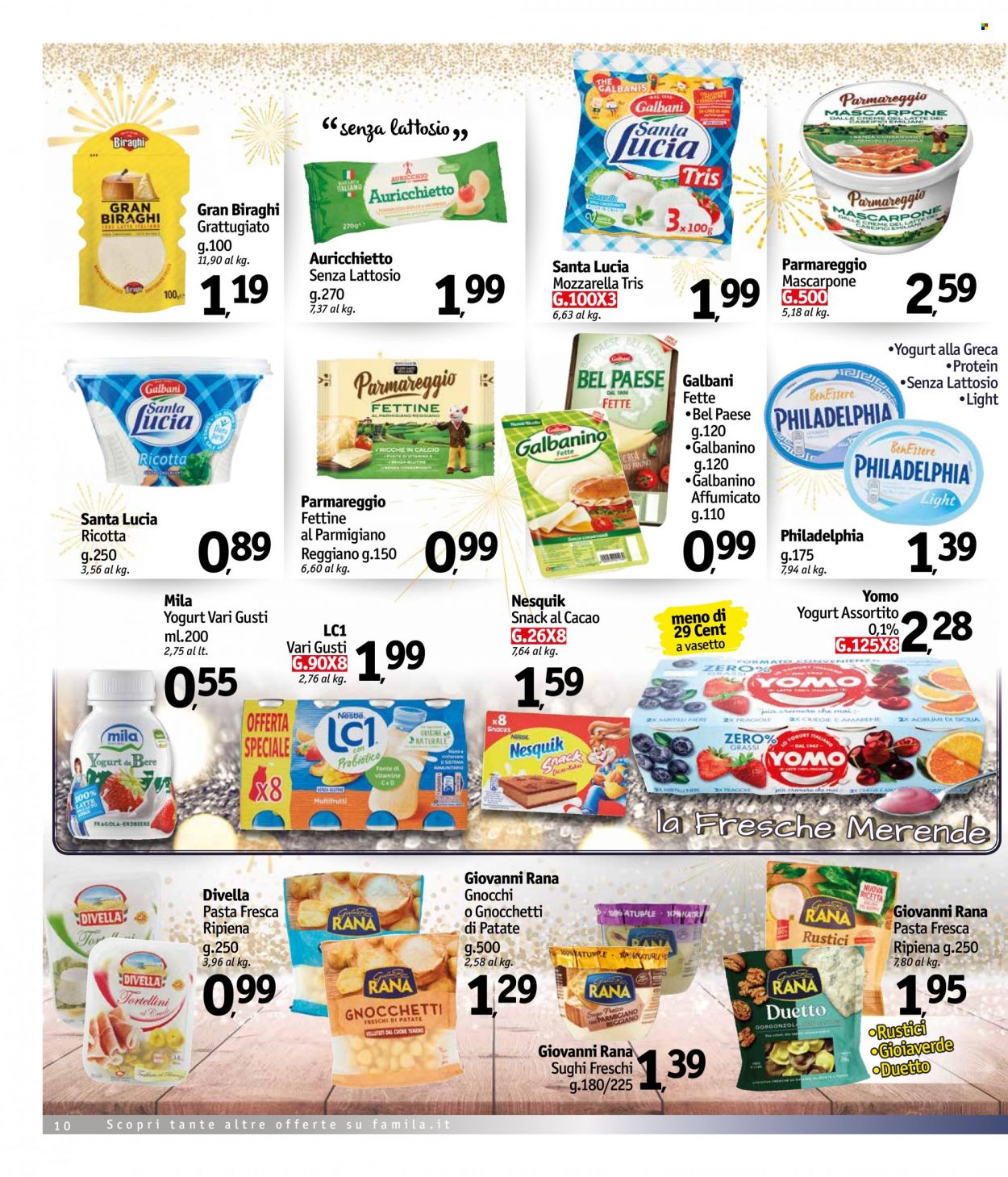 Volantino Famila - 30/12/2021 - 7/1/2022. Pagina 10
