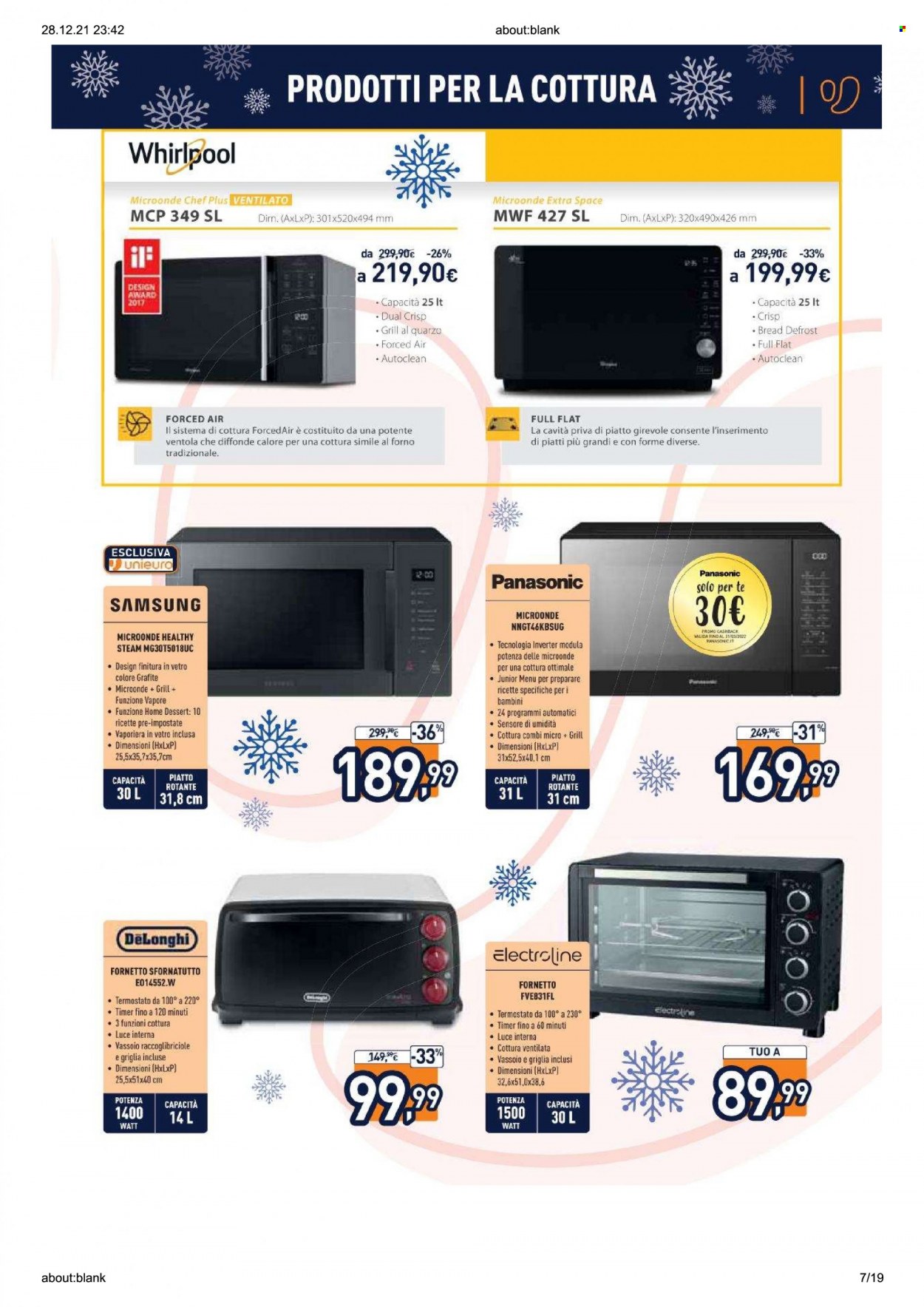 Volantino Unieuro - 10/12/2021 - 2/1/2022. Pagina 7