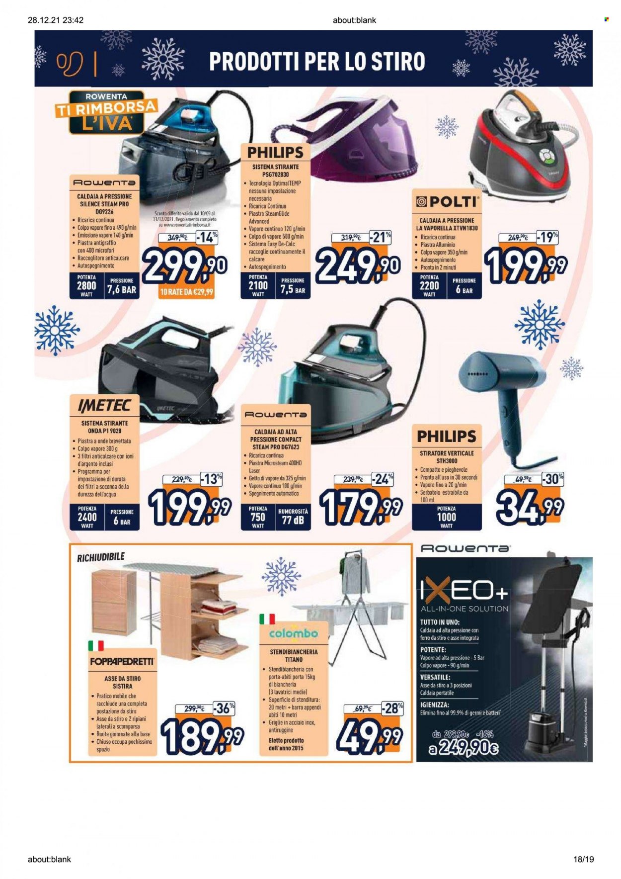 Volantino Unieuro - 10/12/2021 - 2/1/2022. Pagina 18