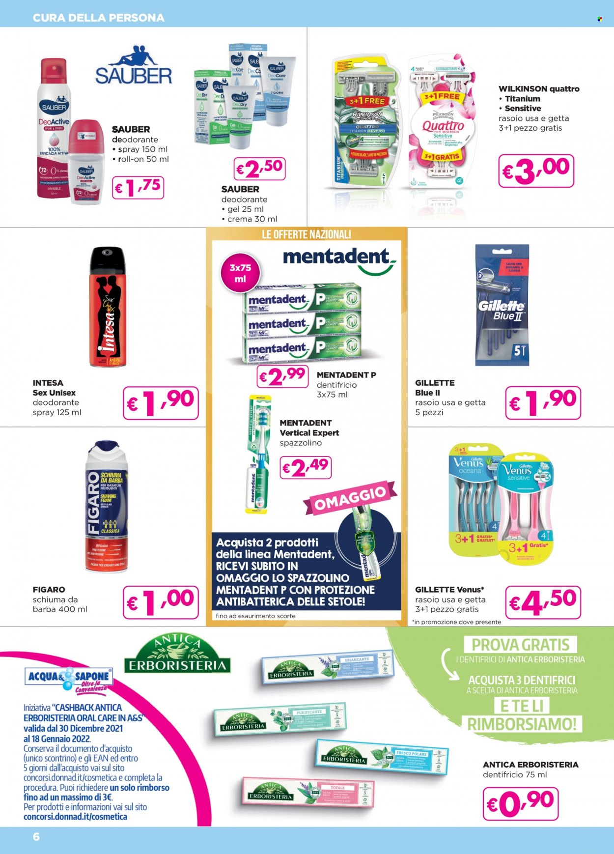 Volantino Acqua & Sapone - 30/12/2021 - 18/1/2022. Pagina 6