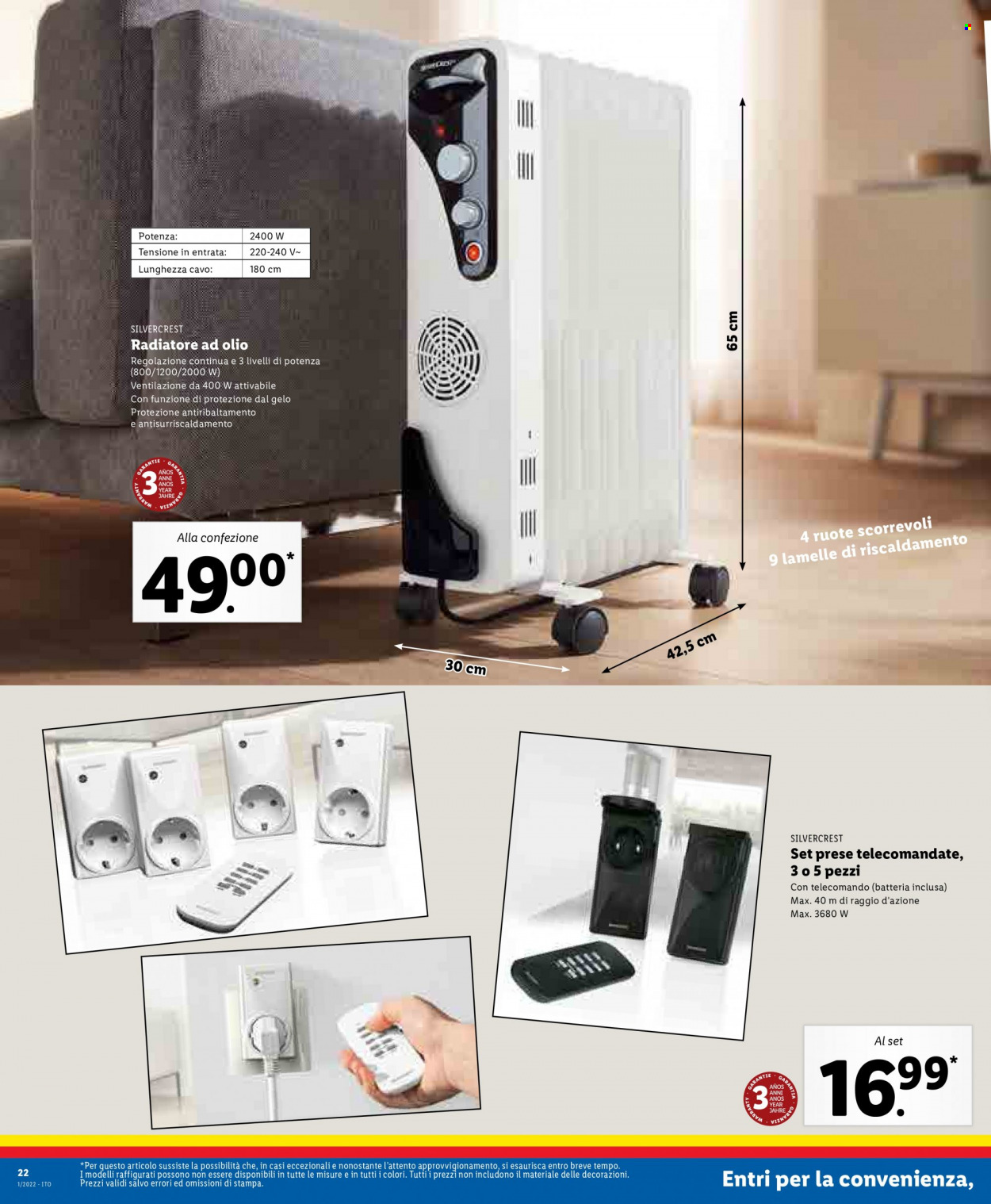 Volantino Lidl - 3/1/2022 - 9/1/2022. Pagina 22