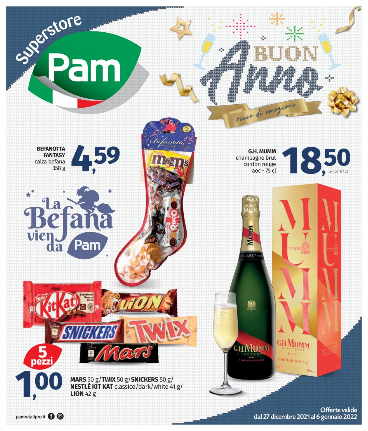 Volantino Pam Panorama - 27/12/2021 - 6/1/2022. Pagina 1