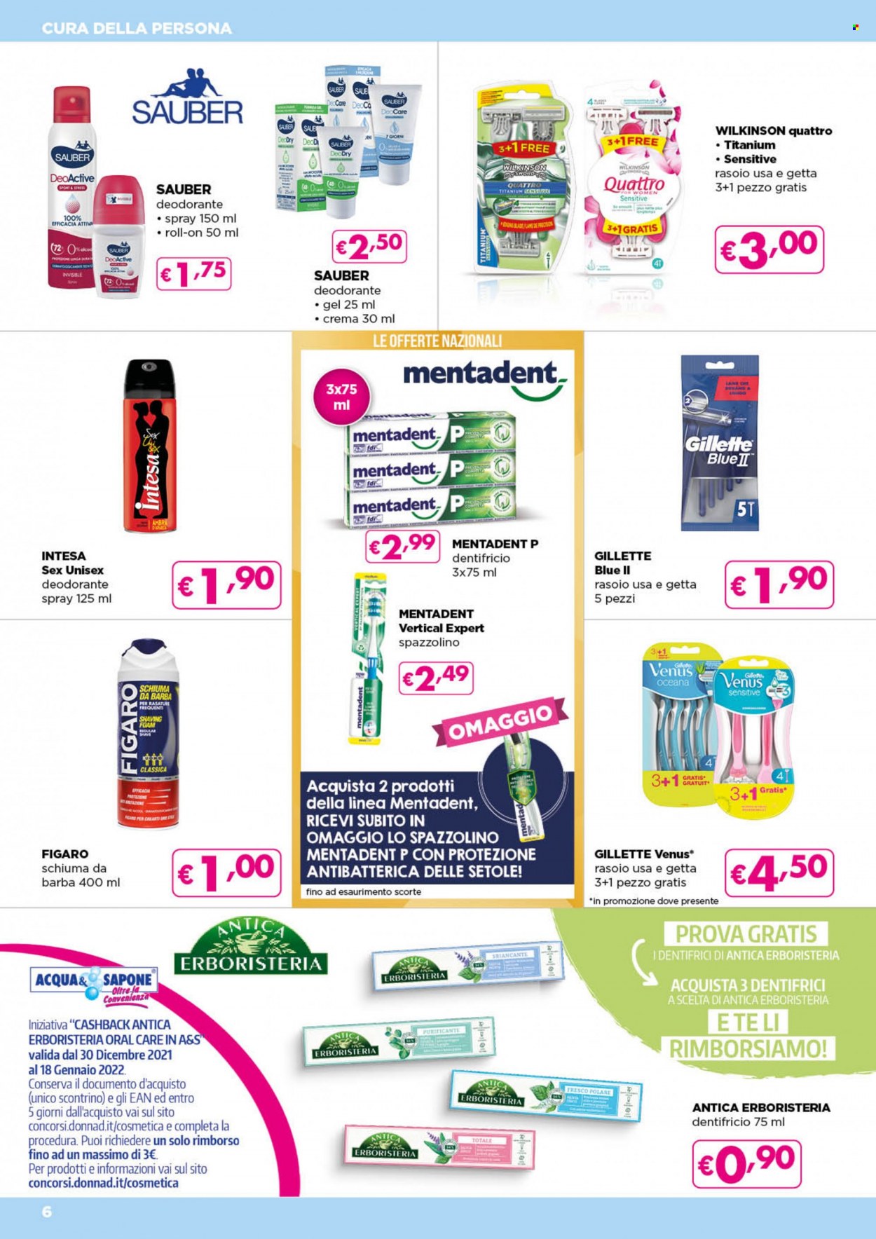 Volantino Acqua & Sapone - 30/12/2021 - 18/1/2022. Pagina 6
