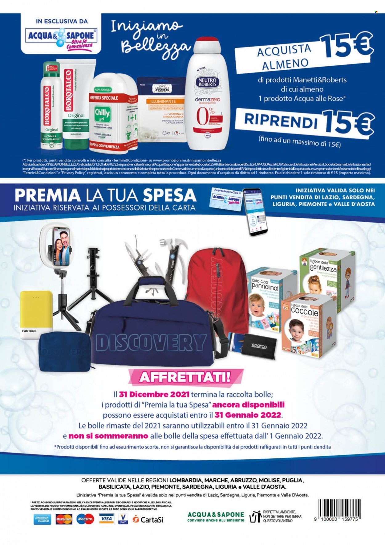 Volantino Acqua & Sapone - 30/12/2021 - 18/1/2022. Pagina 16