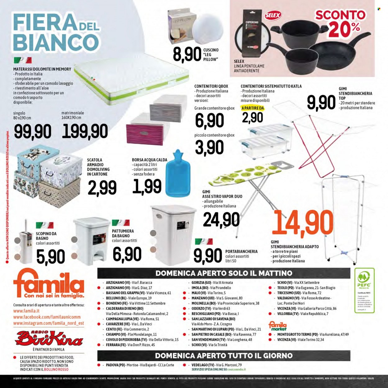 Volantino Famila - 30/12/2021 - 12/1/2022. Pagina 20