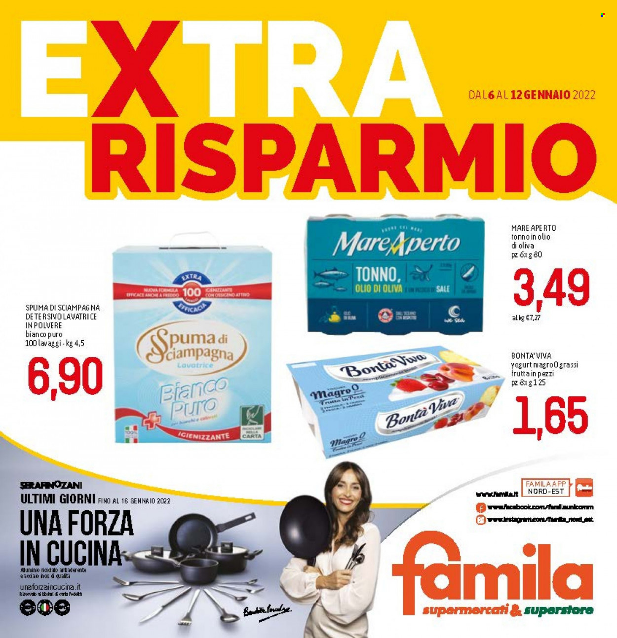 Volantino Famila - 30/12/2021 - 12/1/2022. Pagina 1