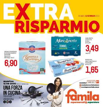 Volantino Famila - 30/12/2021 - 12/1/2022.