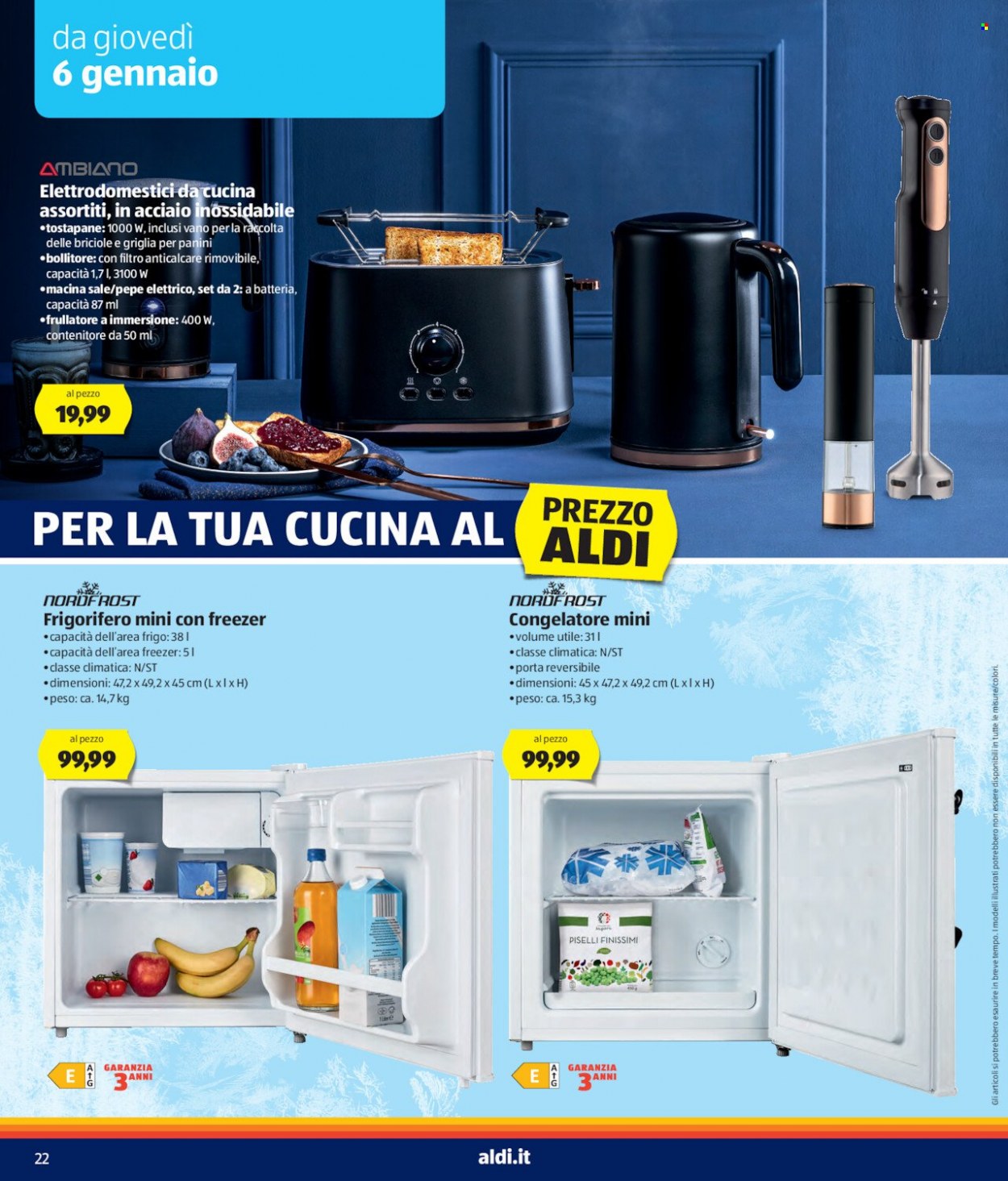 Volantino Aldi - 3/1/2022 - 9/1/2022. Pagina 22