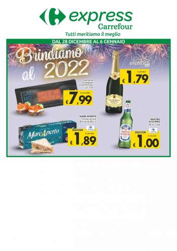 Volantino Carrefour - 28/12/2021 - 6/1/2022.