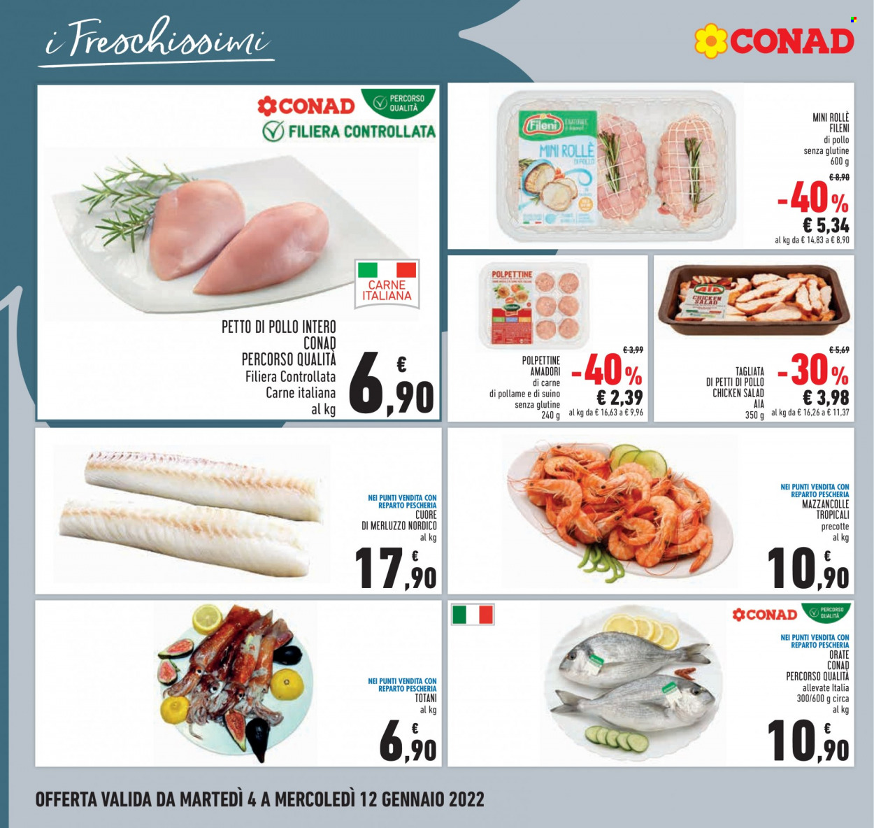 Leták Conad - 4.1.2022 - 12.1.2022. Strana 4