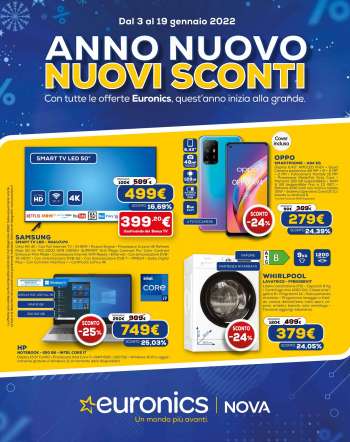 Volantino Euronics - 3/1/2022 - 19/1/2022.
