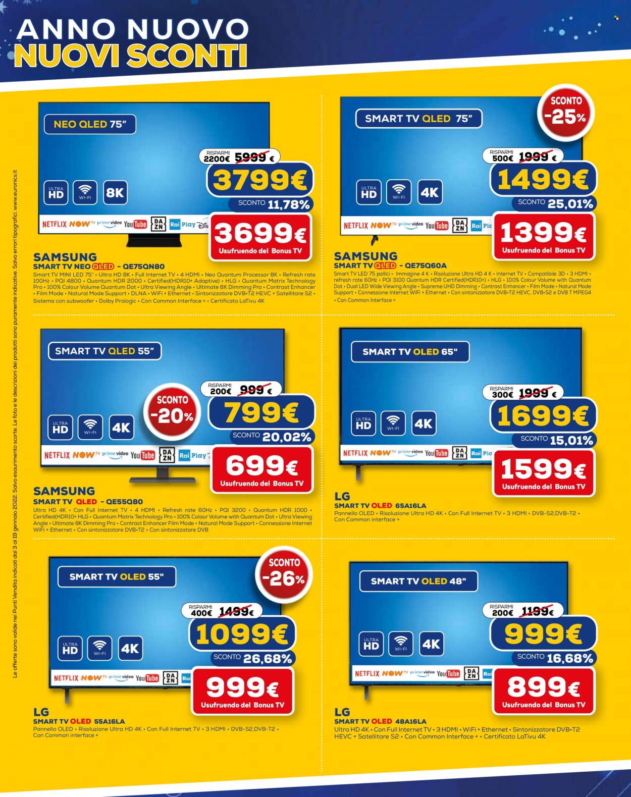 Volantino Euronics - 3/1/2022 - 19/1/2022. Pagina 2