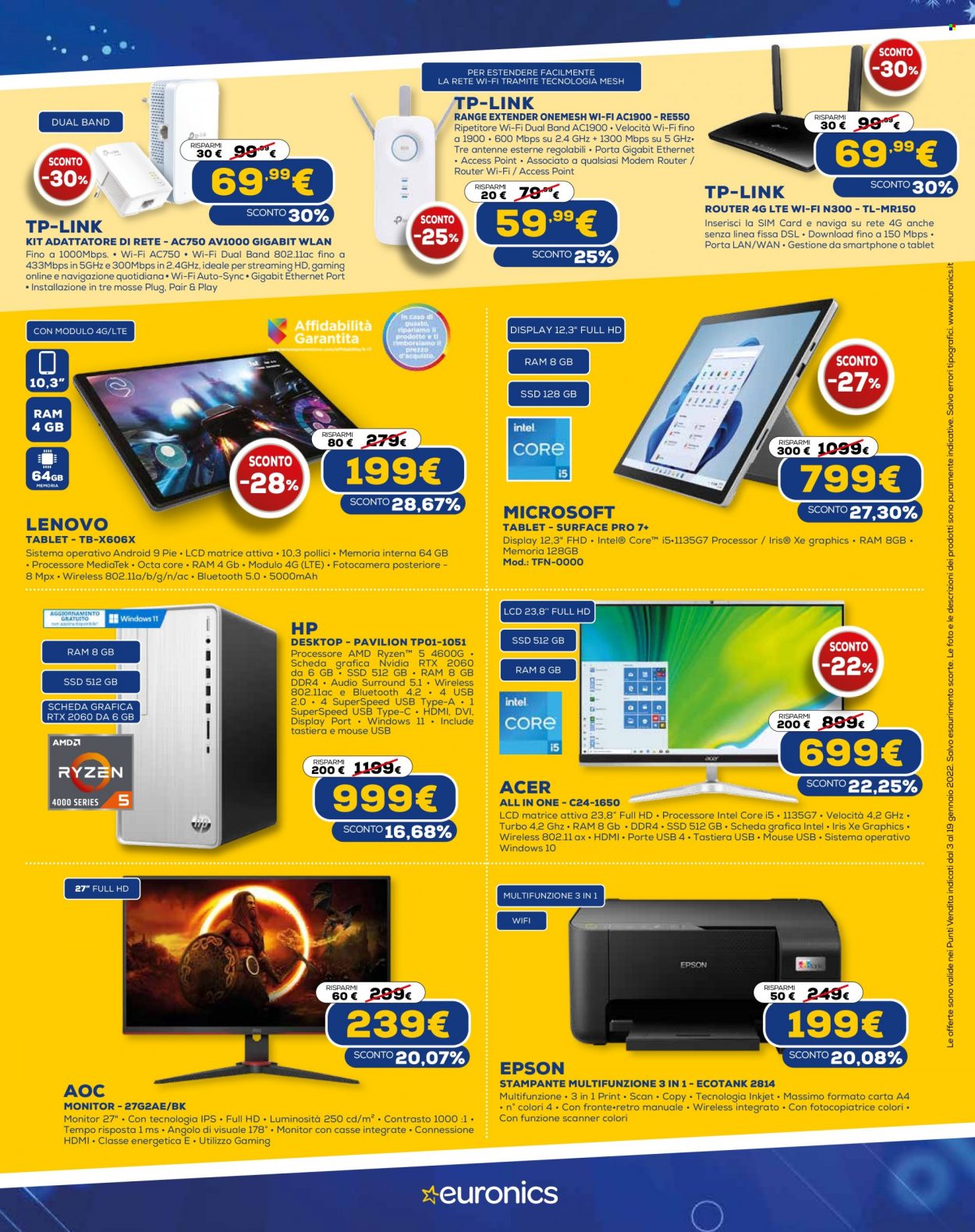 Volantino Euronics - 3/1/2022 - 19/1/2022. Pagina 6