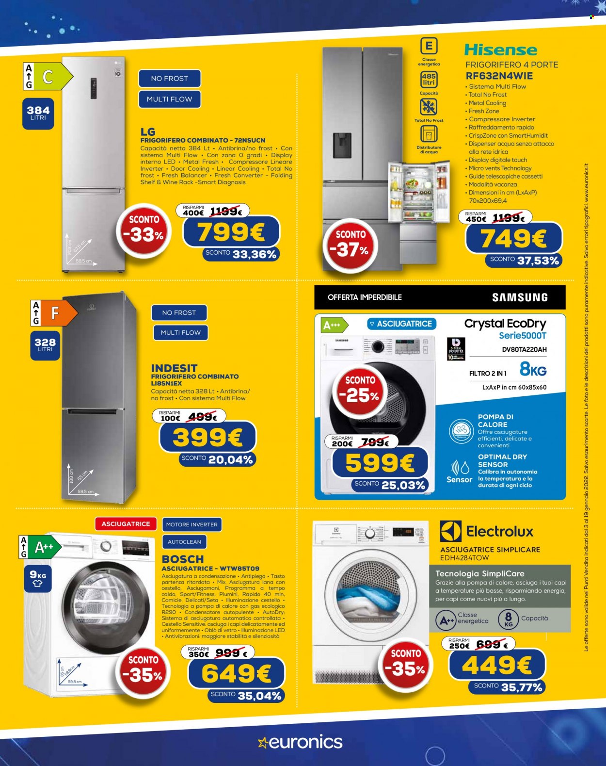 Volantino Euronics - 3/1/2022 - 19/1/2022. Pagina 18