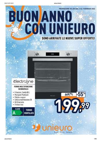 Volantino Unieuro - 3/1/2022 - 9/1/2022.
