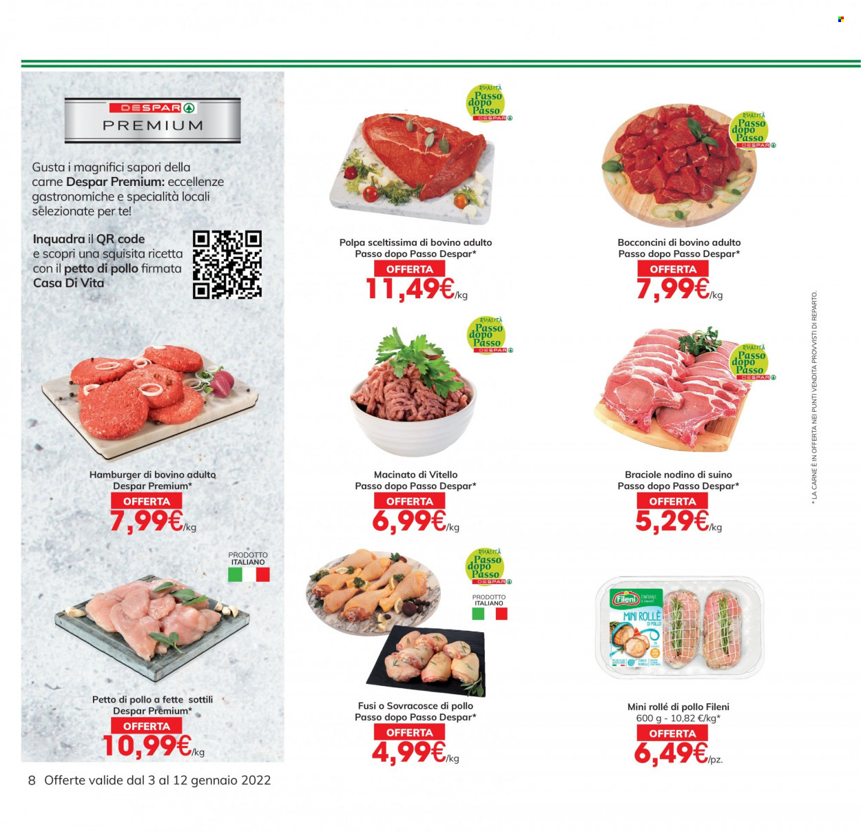 Volantino Eurospar - 3/1/2022 - 12/1/2022. Pagina 8