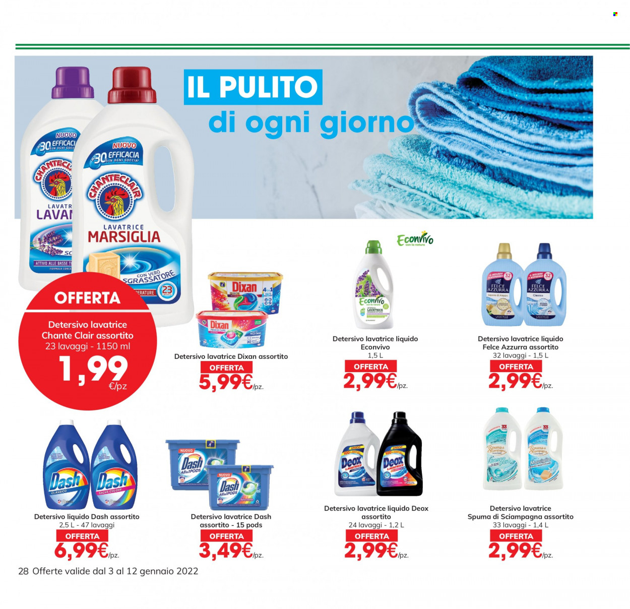 Volantino Eurospar - 3/1/2022 - 12/1/2022. Pagina 28