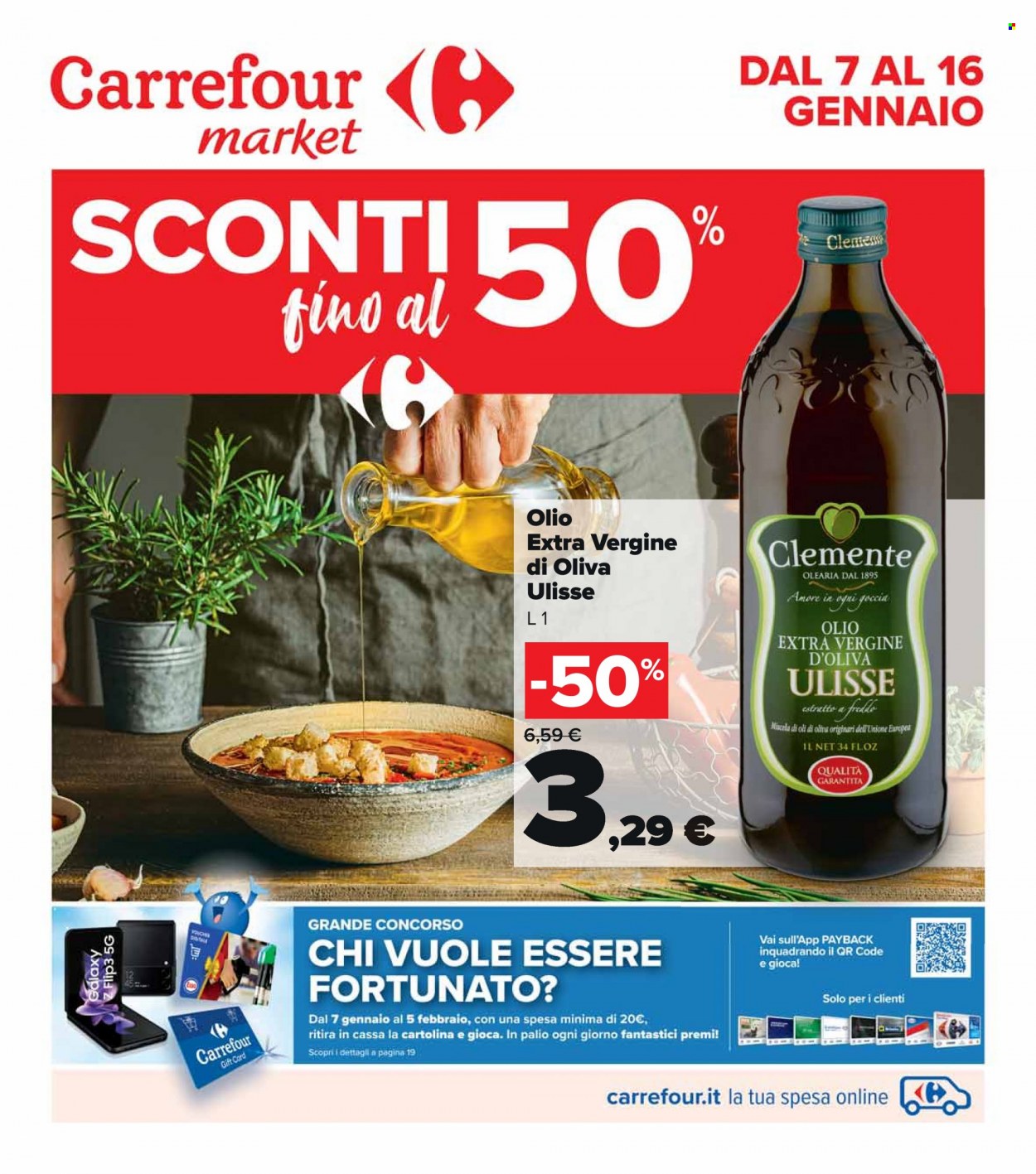 Leták Carrefour - 7.1.2022 - 16.1.2022. Strana 1