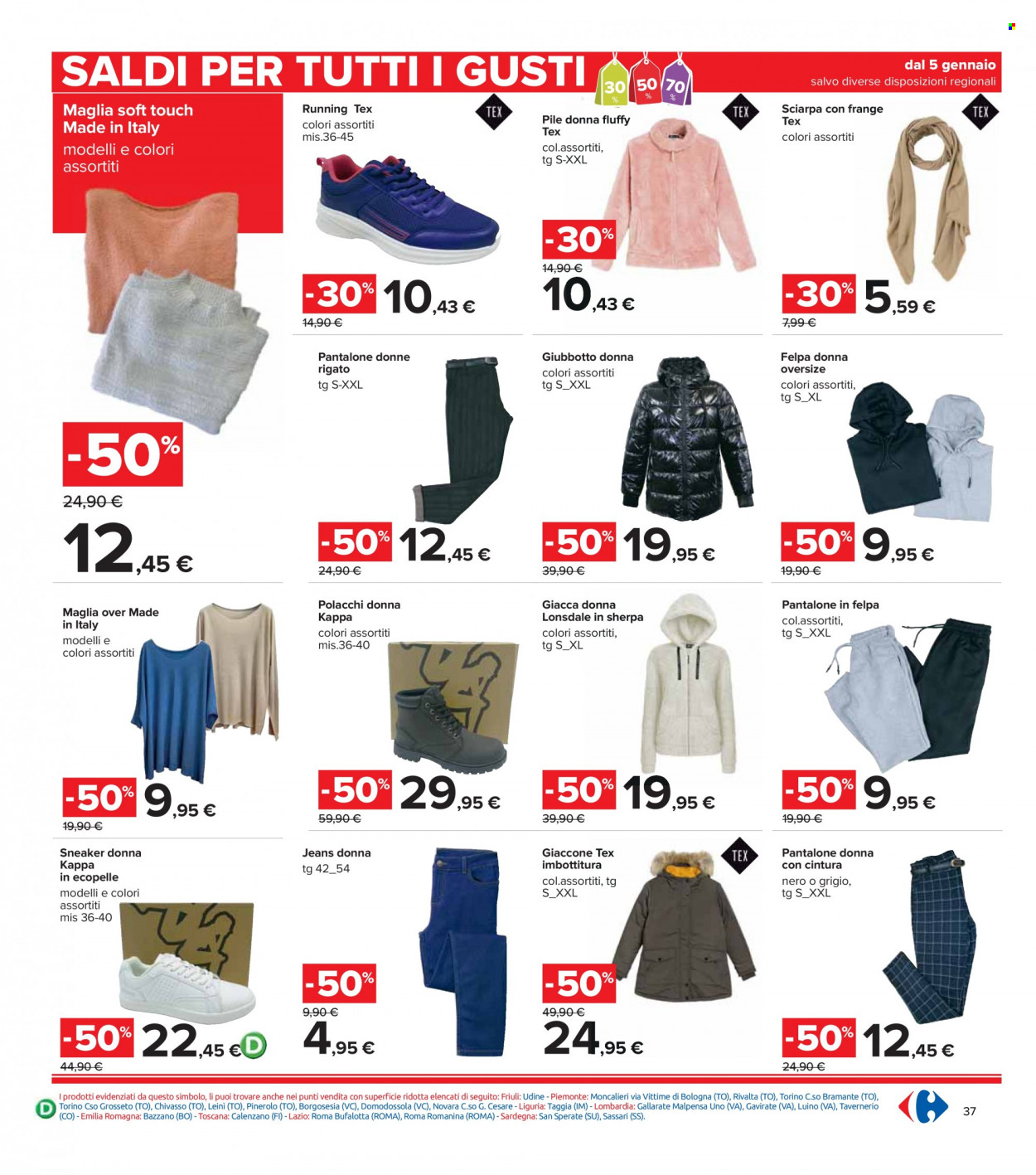 Volantino Carrefour - 7/1/2022 - 16/1/2022. Pagina 37