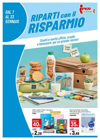 Volantino Iper, La grande i - 7/1/2022 - 23/1/2022.