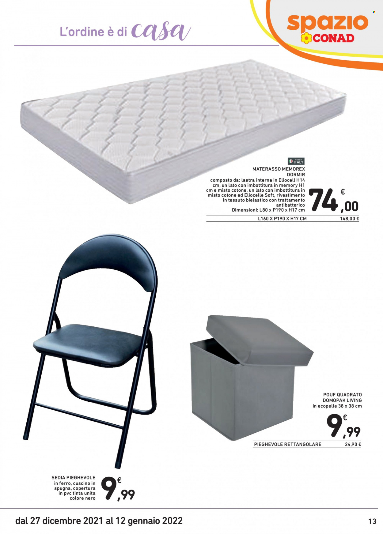 Volantino Conad - 27/12/2021 - 12/1/2022. Pagina 13