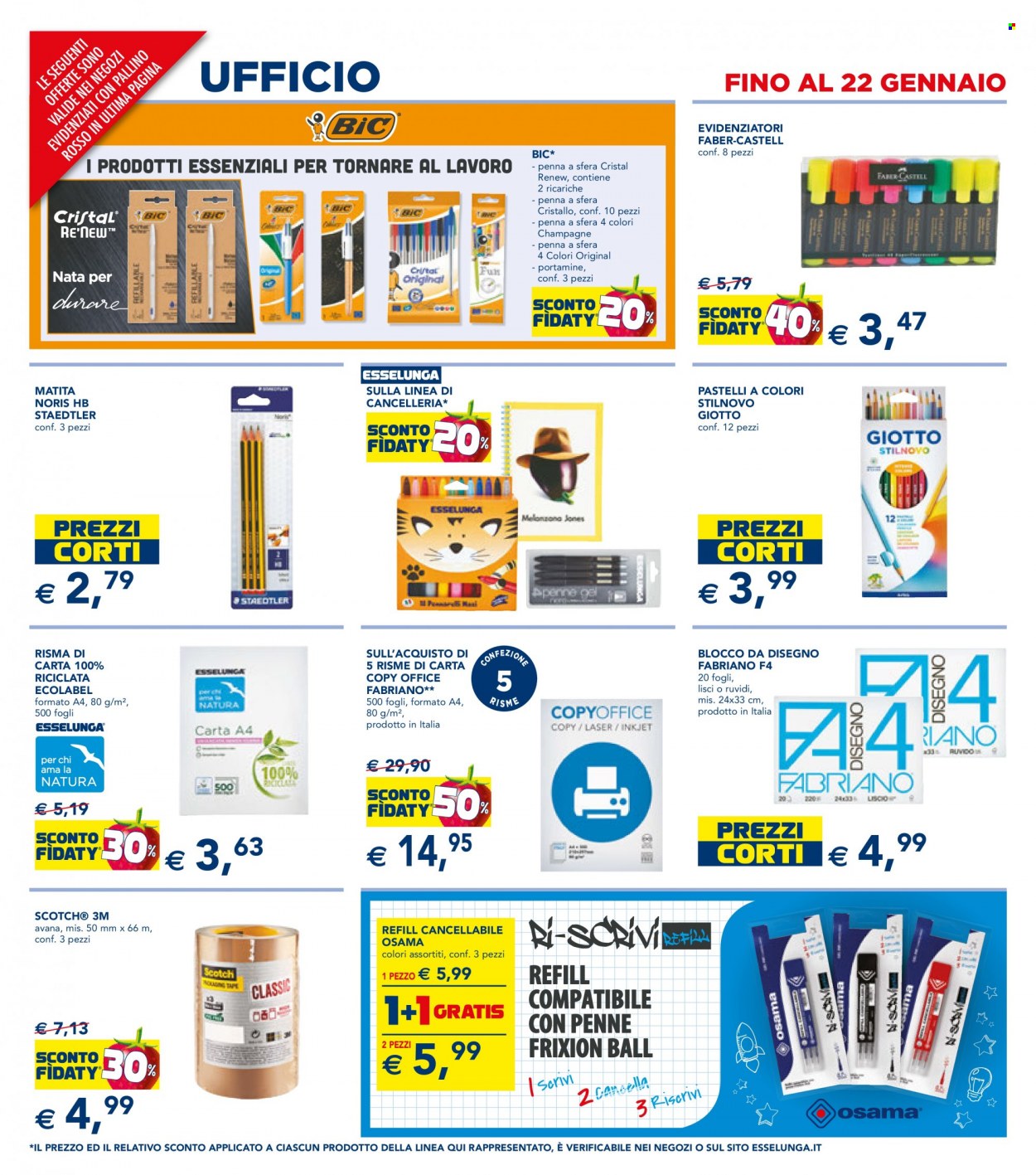Volantino Esselunga - 5/1/2022 - 19/1/2022. Pagina 22
