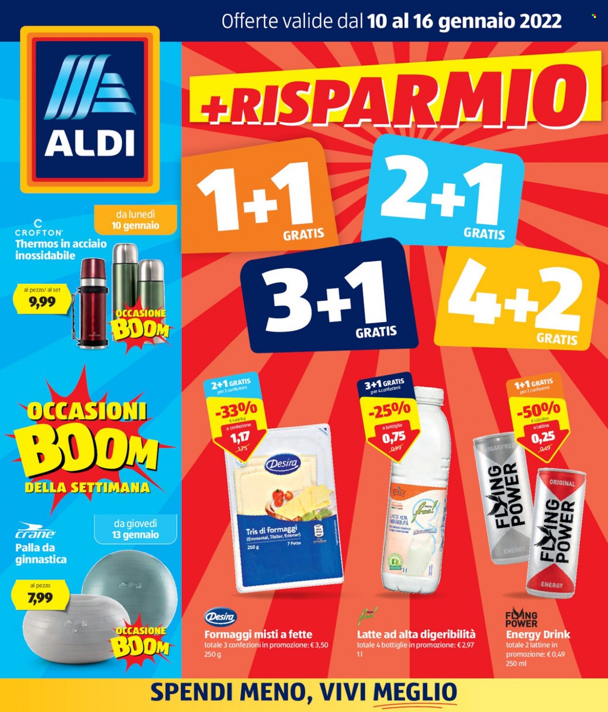 Volantino Aldi - 10/1/2022 - 16/1/2022. Pagina 1
