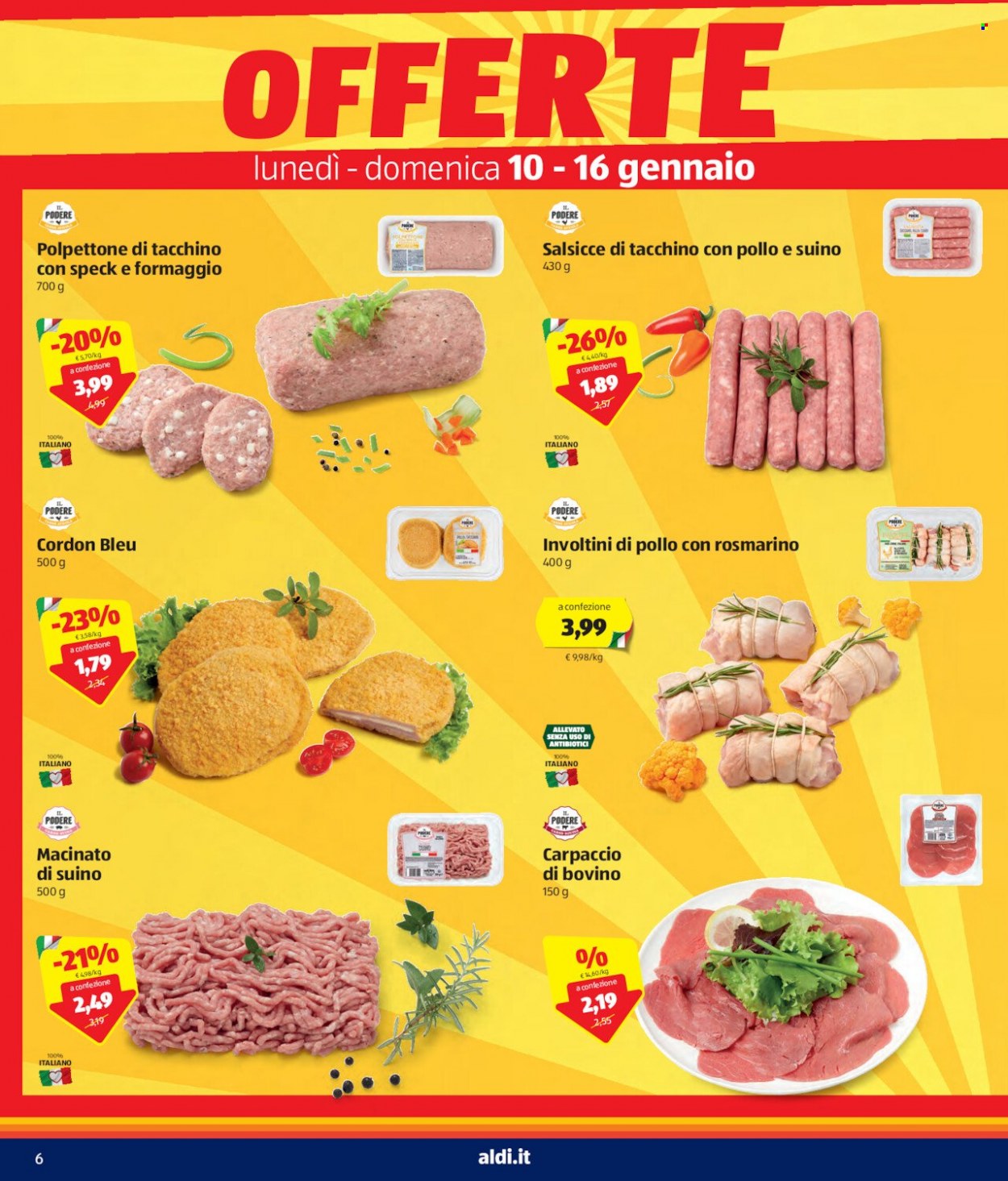 Volantino Aldi - 10/1/2022 - 16/1/2022. Pagina 6