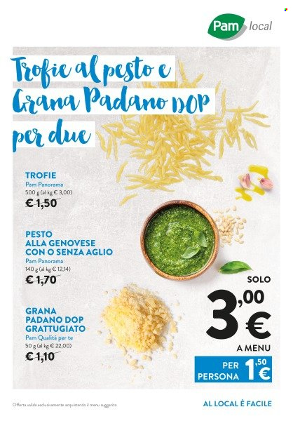 Volantino Pam local. Pagina 1