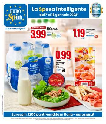 Volantino EuroSpin - 7/1/2022 - 16/1/2022.