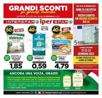 Volantino Interspar - 10/1/2022 - 16/1/2022.
