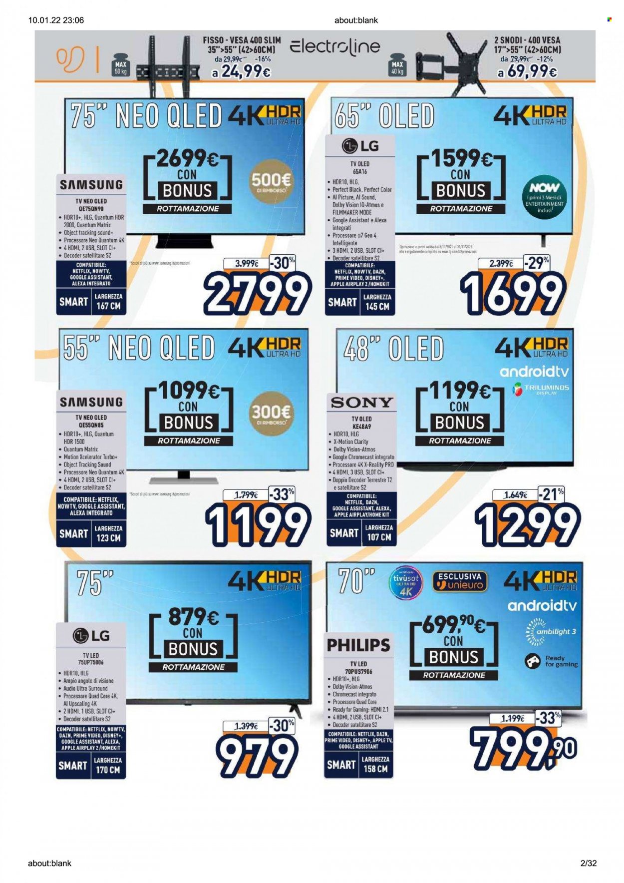 Volantino Unieuro - 10/1/2022 - 27/1/2022. Pagina 2