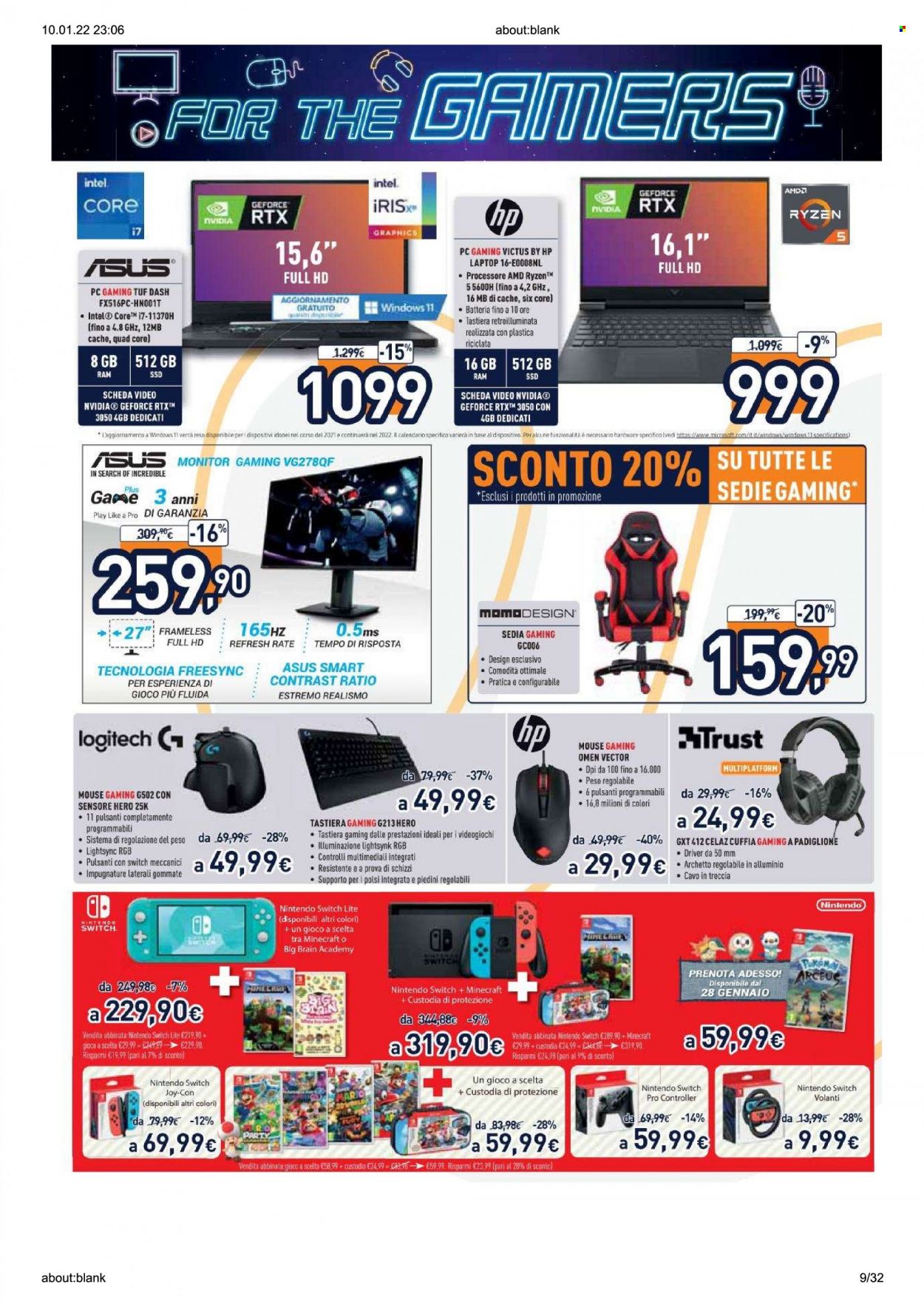 Volantino Unieuro - 10/1/2022 - 27/1/2022. Pagina 9